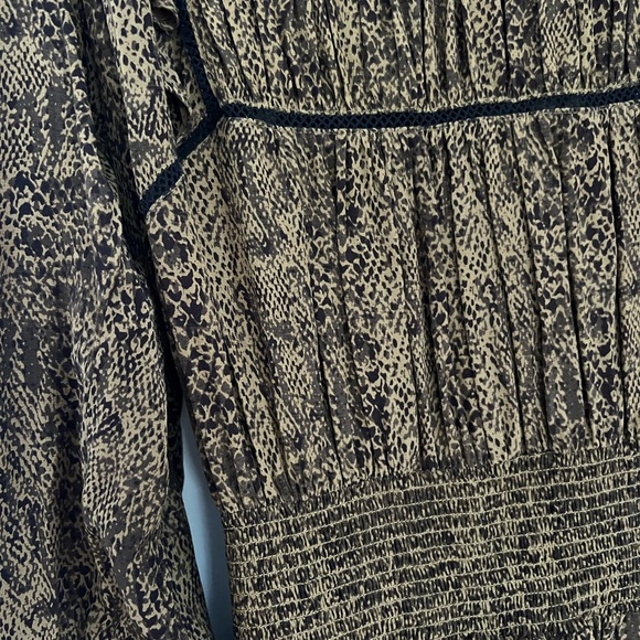 Brown Ruffle Dress - Picture 6 of 6